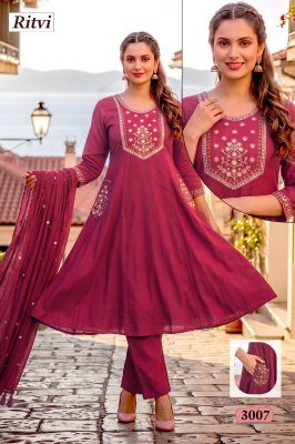 Ritvi Natural Dhabu Cotton Designer Kurti Pant with Mal Mal Dupatta kurti pant with dupatta Catalogs
