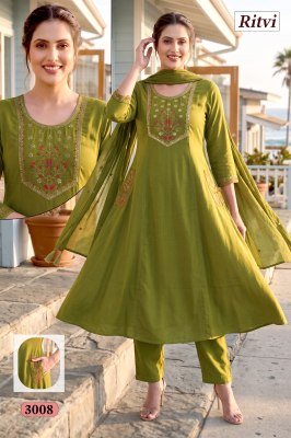 Ritvi Natural Dhabu Cotton Designer Kurti Pant with Mal Mal Dupatta kurti pant with dupatta Catalogs
