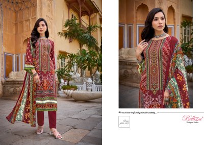 Riwayat by Belliza digital printed unstitched salwar suit catalogue at affordable rate salwar kameez catalogs