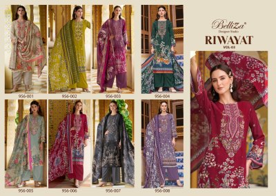 Riwayat vol 3 by Belliza Puye reyon digital printed dress material catalogue salwar kameez catalogs