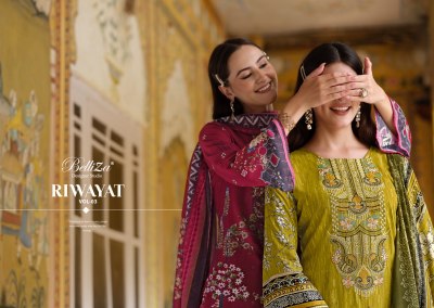 Riwayat vol 3 by Belliza Puye reyon digital printed dress material catalogue salwar kameez catalogs