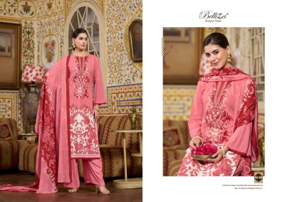 Riwayat vol 4 by Belliza pure reyon digital printed dress material catalogue at amaviexpo salwar kameez catalogs