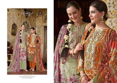 Riwayat vol 4 by Belliza pure reyon digital printed dress material catalogue at amaviexpo salwar kameez catalogs