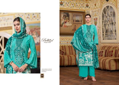 Riwayat vol 4 by Belliza pure reyon digital printed dress material catalogue at amaviexpo salwar kameez catalogs