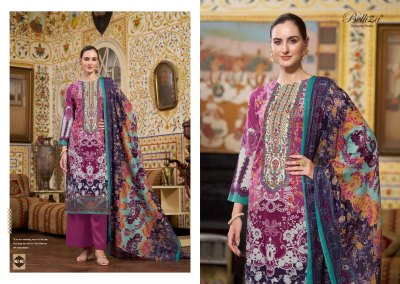 Riwayat vol 4 by Belliza pure reyon digital printed dress material catalogue at amaviexpo salwar kameez catalogs