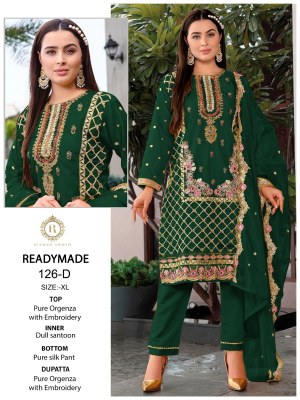 Rizwan Ahemed by 126 abcd pure organza with embroidered Pakistani suit catalogue  Amavi