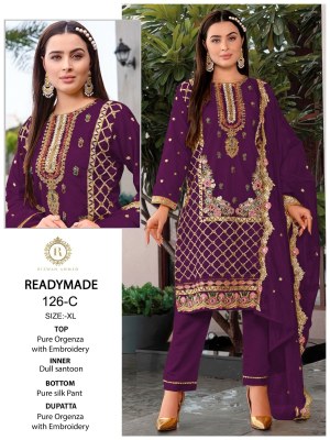 Rizwan Ahemed by 126 abcd pure organza with embroidered Pakistani suit catalogue  pakistani suit catalogs