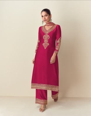 Roma by Aashirwad Creation Premium silk top with bottom and dupatta collection at low rate readymade suit catalogs
