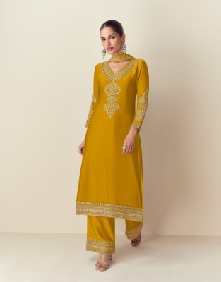 Roma by Aashirwad Creation Premium silk top with bottom and dupatta collection at low rate readymade suit catalogs