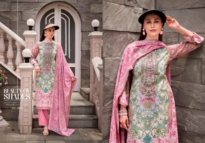 Romani Aarzu Vol 20 Festive Unstitched Cotton Suit with Digital Prints And Heavy Embroidery Wholesale dress material catalogs