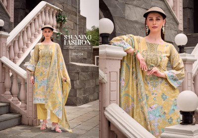 Romani Aarzu Vol 20 Festive Unstitched Cotton Suit with Digital Prints And Heavy Embroidery Wholesale dress material catalogs