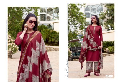 Romani Patiala House Premium Soft Cotton Unstitched Suit with Self Embroidery And Swarovski Work Wholesale dress material catalogs