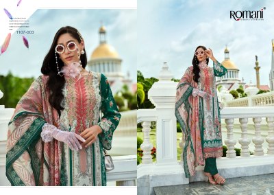 Romani Presents Aarzu Vol 19 Designer Embroidered Cotton Suit Unstitched Set Wholesale  dress material catalogs