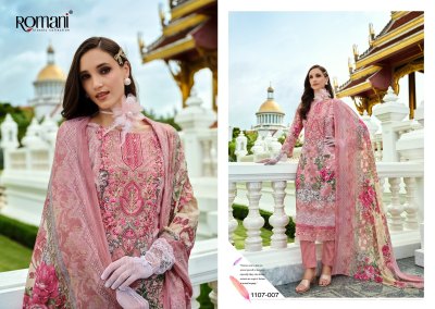 Romani Presents Aarzu Vol 19 Designer Embroidered Cotton Suit Unstitched Set Wholesale  dress material catalogs