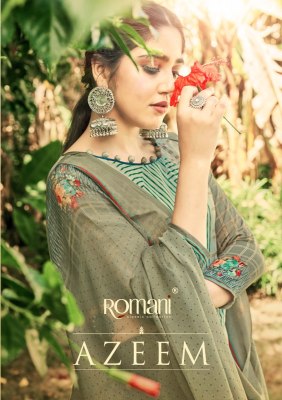 Romani by Azeem pure jam cotton digital printed unstitched Pakistani suit catalogue at low rate Romani