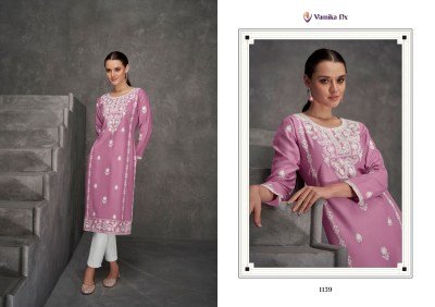 Rooh vol 7 by Vamika Nx pure reyon lakhnavi work kurti catalogue at low rate kurtis catalogs