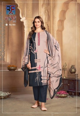 Rose Gold by Rahi Pure Lwn cambric cotton unstitched suit collection with low price salwar kameez catalogs