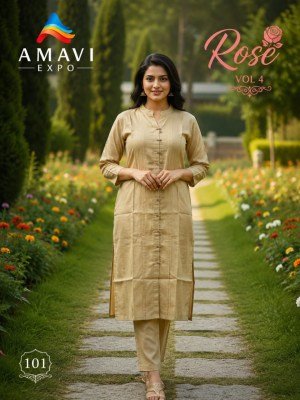 Rose Vol 4 Premium Twill Rayon Kurti Collection kurtis catalogs