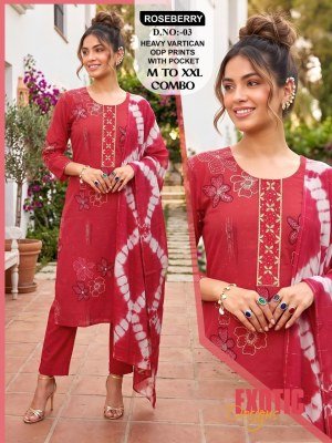Roseberry Vol. 01–10 Kurti Pant with Dupatta kurti pant with dupatta Catalogs