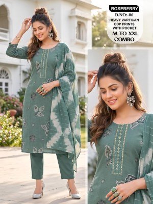 Roseberry Vol. 01–10 Kurti Pant with Dupatta kurti pant with dupatta Catalogs