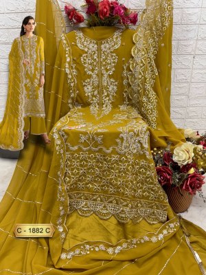 Rosemeen 1882 by Fepic Georgette embroidered unstitched pakistanis suit collection pakistani suit catalogs