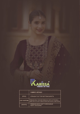 Roshani nx by Karissa Fancy Roman silk Kurti pant and dupatta collection at wholesale price readymade suit catalogs