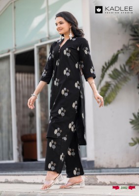 Rosy by Kadlee Flex reyon printed Kurta with pant in budget range readymade suit catalogs