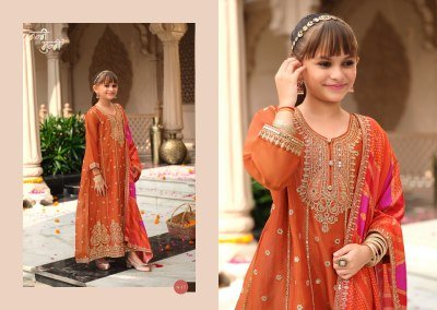 Royal-Kids Nanni-Munni Kids Wear Simer Embroidery 2-Piece Set with Viscose Dola Dupatta readymade suit catalogs