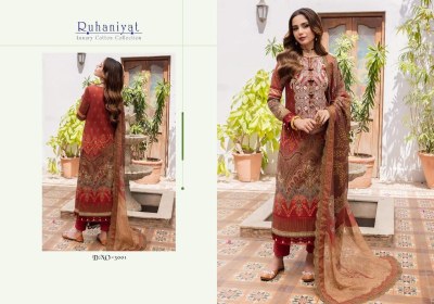 Ruhaniyat vol 3 by Luxury cotton collection vol 3 is exclusive pure cotton karachi pakistani suit catalogue at wholesale rate pakistani suit catalogs