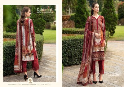 Ruhaniyat vol 4 pure cotton karachi suit catalogue at low rate Karachi suits catalogs