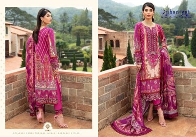 Ruhaniyat vol 4 pure cotton karachi suit catalogue at low rate Karachi suits catalogs