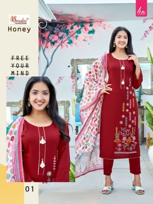 Rung by Prathana vol 3 heavy cotton printed kurti pant and dupatta catalogue readymade suit catalogs