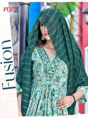 Rung new launch fusion aliya cute 3 pice ready made suits catalogue wholesale price  kurtis catalogs