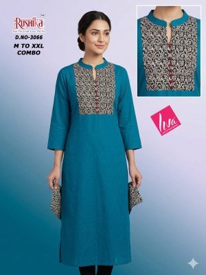 Rushika Liva Rayon Gamthi Pintex Tabla Kurti Collection kurtis catalogs
