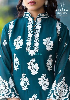 Rutba By Afsana Luxury Preet Collection Georgette Readymade Pakistani Suits Wholesale Price  readymade suit catalogs