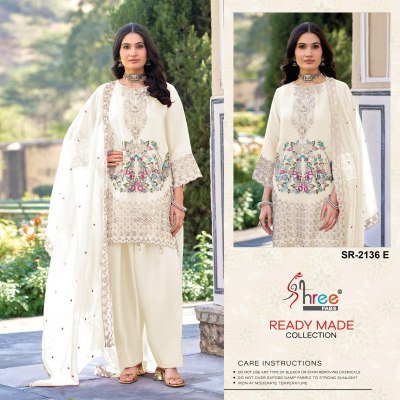 Shree Fabs d no 2136 Viscose Readymade Pakistani Suit Catalogue Pcs Wholesale Rate  readymade suit catalogs
