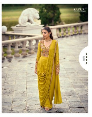 SAYURI DESIGNER PANKUDI 3 Pcs Viscose Jacquard Silk Suit Set Fancy Palazzo suit catalogue