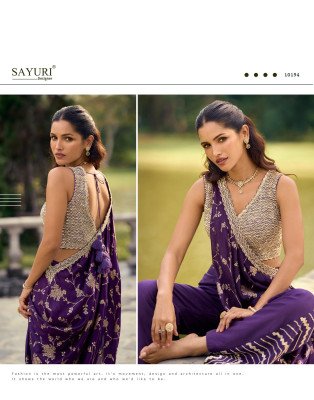 SAYURI DESIGNER PANKUDI 3 Pcs Viscose Jacquard Silk Suit Set Fancy Palazzo suit catalogue