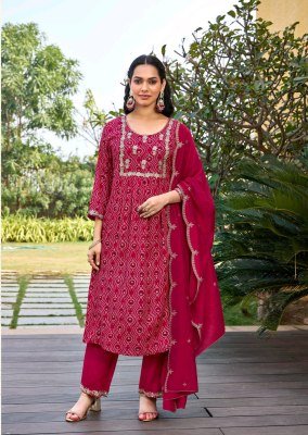 SBS Modethnic Fashion Bhargavi Rayon Kurti Pant with Muslin Chanderi Dupatta Set kurti pant with dupatta Catalogs