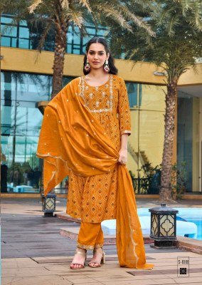 SBS Modethnic Fashion Bhargavi Rayon Kurti Pant with Muslin Chanderi Dupatta Set kurti pant with dupatta Catalogs