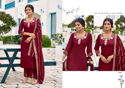 SBS Modethnic Fashion Parthivi Premium Silk Kurti Pant with Chandri Jacquard Dupatta Set kurti pant with dupatta Catalogs