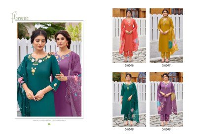 SBS Modethnic Fashion Pranati 3 Piece Zara Silk Kurti Pant with Soft Organza Digital Dupatta kurti pant with dupatta Catalogs