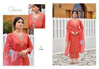SBS Modethnic Fashion Pranati 3 Piece Zara Silk Kurti Pant with Soft Organza Digital Dupatta kurti pant with dupatta Catalogs