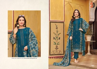 Sharaddha Designer Nooria Bin Saeed Vol 16 pure Cotton Dress Material Catalogue Pcs Wholesale Rate  dress material catalogs