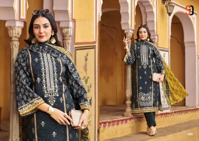 Sharaddha Designer Nooria Bin Saeed Vol 16 pure Cotton Dress Material Catalogue Pcs Wholesale Rate  dress material catalogs