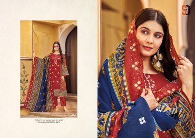 Sharaddha Designer Nooria Bin Saeed Vol 16 pure Cotton Dress Material Catalogue Pcs Wholesale Rate  dress material catalogs