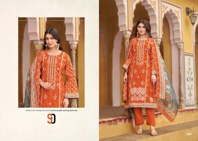 Sharaddha Designer Nooria Bin Saeed Vol 16 pure Cotton Dress Material Catalogue Pcs Wholesale Rate  dress material catalogs