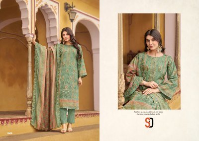 Sharaddha Designer Nooria Bin Saeed Vol 16 pure Cotton Dress Material Catalogue Pcs Wholesale Rate  dress material catalogs