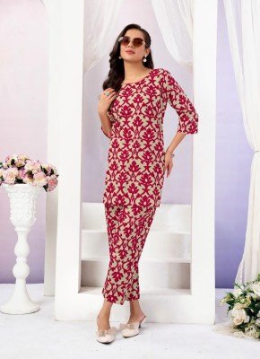 SK Crazy Vol 1 Pure Cotton Look Co ord Set  Printed Top And Pant with Side Pocket Wholesale co ord set catalogs