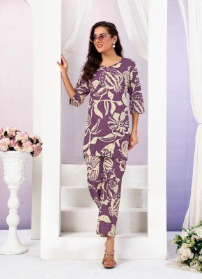 SK Crazy Vol 1 Pure Cotton Look Co ord Set  Printed Top And Pant with Side Pocket Wholesale co ord set catalogs
